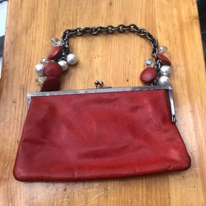 Cynthia Rowley leather  purse with  dust bag.